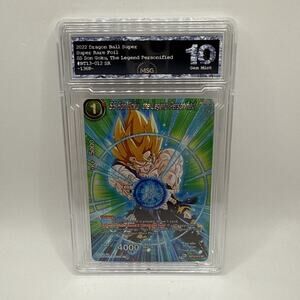 SS Son Goku, the Legend Personified BT13-012-SR Dragon Ball Super Graded 10 Gem